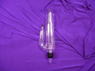 This hollow glass dildo hits all the right spots
